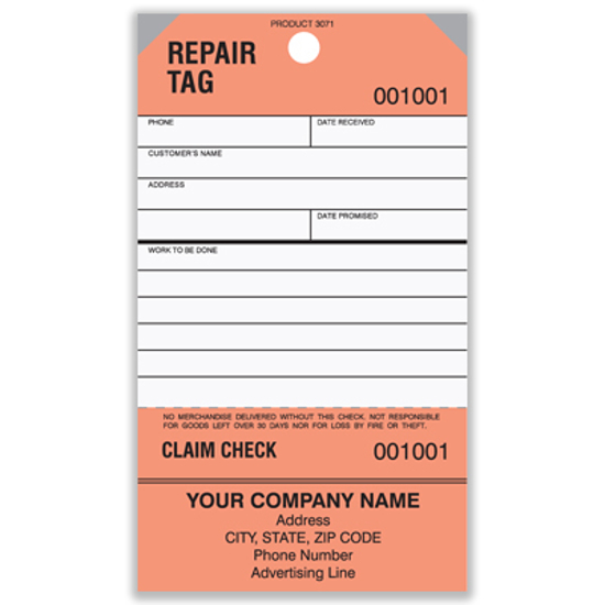 repair tag