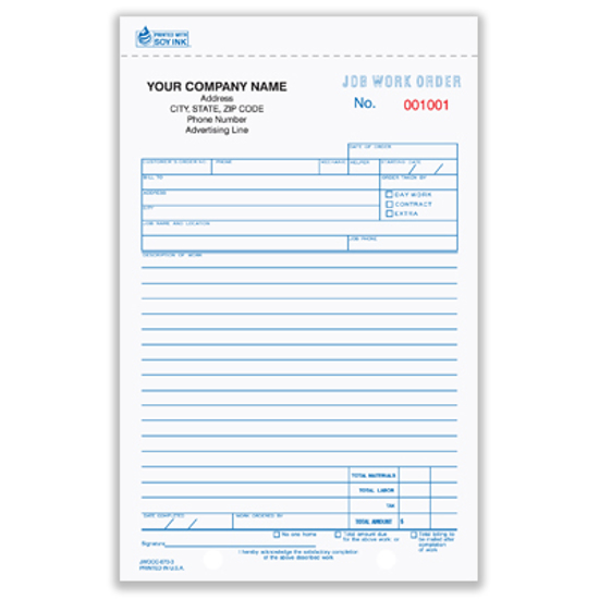 maintenance work order forms