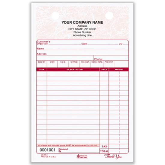 General Sales Register Form GS-255-2