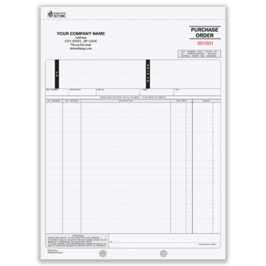 Picture of Purchase Order Form - 2 Part Carbon (PO-700-2)