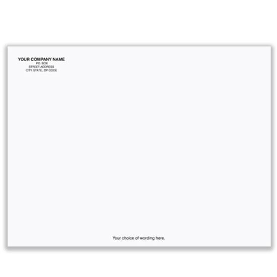 Picture of White Envelope - 9 1/2 x 12 1/2 - 42# - Imprinted (ENV-9833)