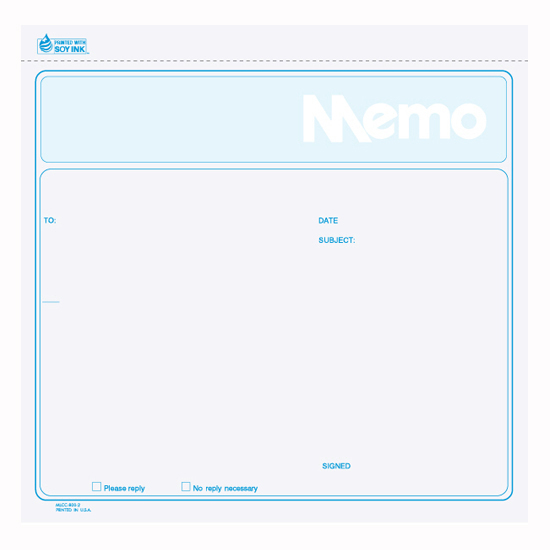 Picture of Memo Letter - 2 Part Carbonless (MLCC-800-2)