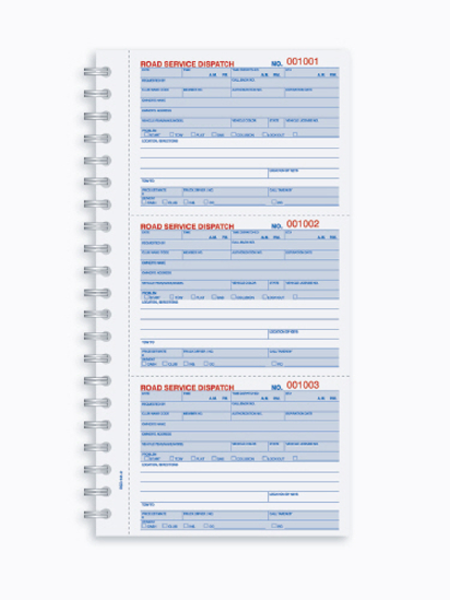 Picture of Road Service Dispatch Book - 2 Part Carbonless (RSD-141-2)