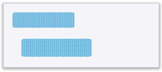 Picture of Double Window Envelope, Gummed (ENV-9856)