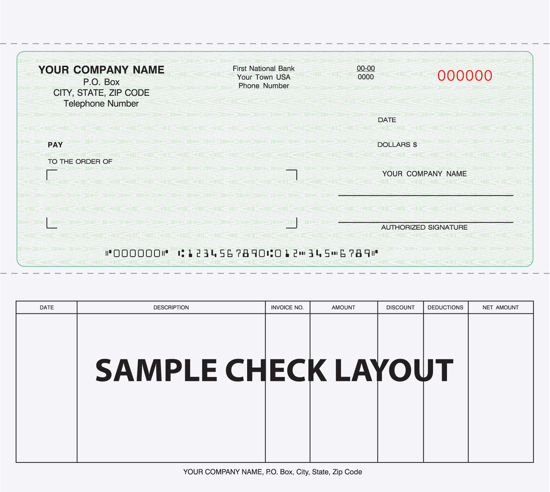 Picture of Custom Check 2PT Green (DFCC-842-2)