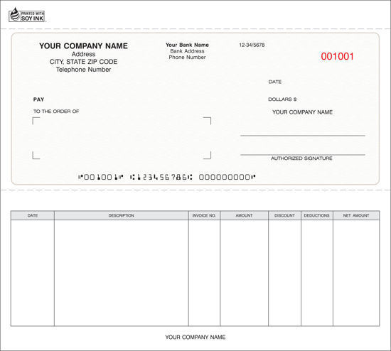 Picture of Accounts Payable Check - 3PT Gray Carbonless (SCCC-618-3)