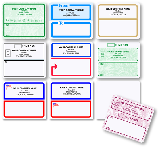 Picture of Pressure-Sensitive Shipping Labels (0108)